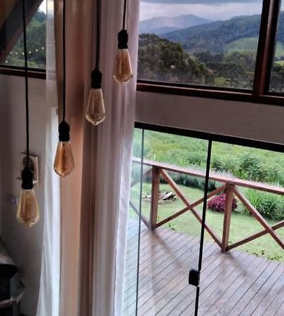 Casa de vidro encantadora com hidromassagem São Bento do Sapucaí Exterior foto