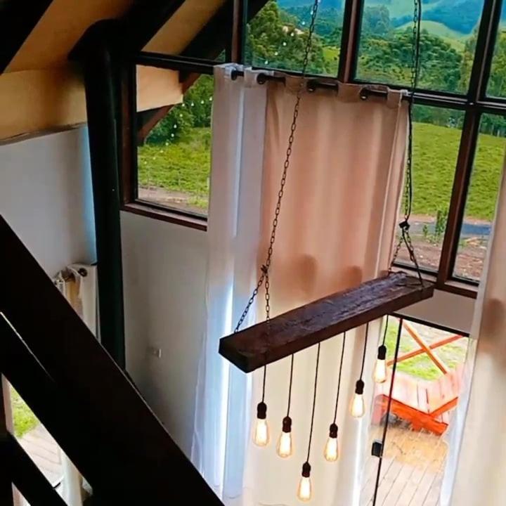 Casa de vidro encantadora com hidromassagem São Bento do Sapucaí Exterior foto
