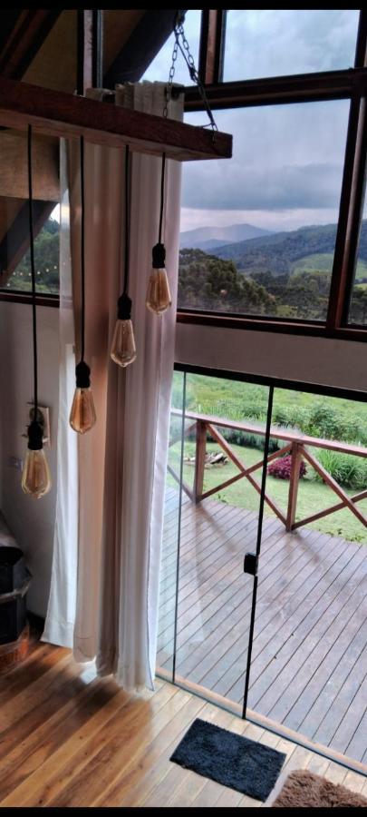 Casa de vidro encantadora com hidromassagem São Bento do Sapucaí Exterior foto